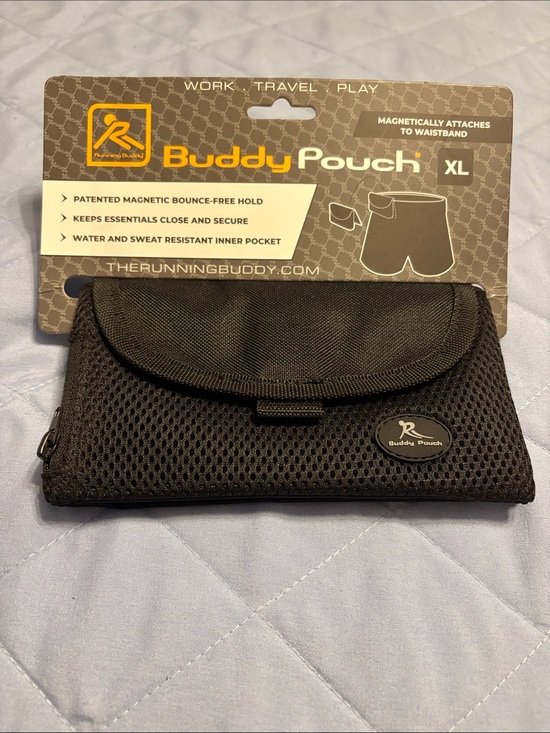 Buddy Pouch Handbags - XL Magnetic Waist Pouch – Black